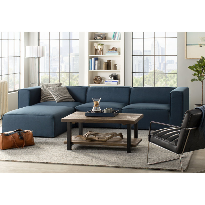 Harlyn 80" Reversible Sectional & Reviews AllModern